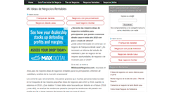 Desktop Screenshot of milideasdenegocios.com